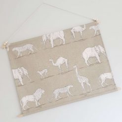 Safari Nursery Wall Hanging, Jungle Nursery Banner, Prairie Animals, Fabric Wall Hanging, Nursery Decor, Baby Gift, Safari Decor, Jungle Decor, Banner Flag 4 Safari Nursery Wall Hanging, Jungle Nursery Banner, Prairie Animals, Fabric Wall Hanging, Nursery Decor, Baby Gift, Safari Decor, Jungle Decor, Banner Flag 4