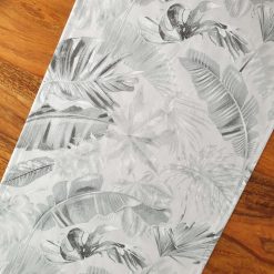 Grey Tropical Leaf Table Runner, Monstera Leaf Table Runner, Tropical Leaf Print, Tropical Decor, Tropical Home Decor, Grey Tropical Runner, New Home Gift, Botanic Table Runner 1 Grey Tropical Leaf Table Runner, Monstera Leaf Table Runner, Tropical Leaf Print, Tropical Decor, Tropical Home Decor, Grey Tropical Runner, New Home Gift, Botanic Table Runner 1