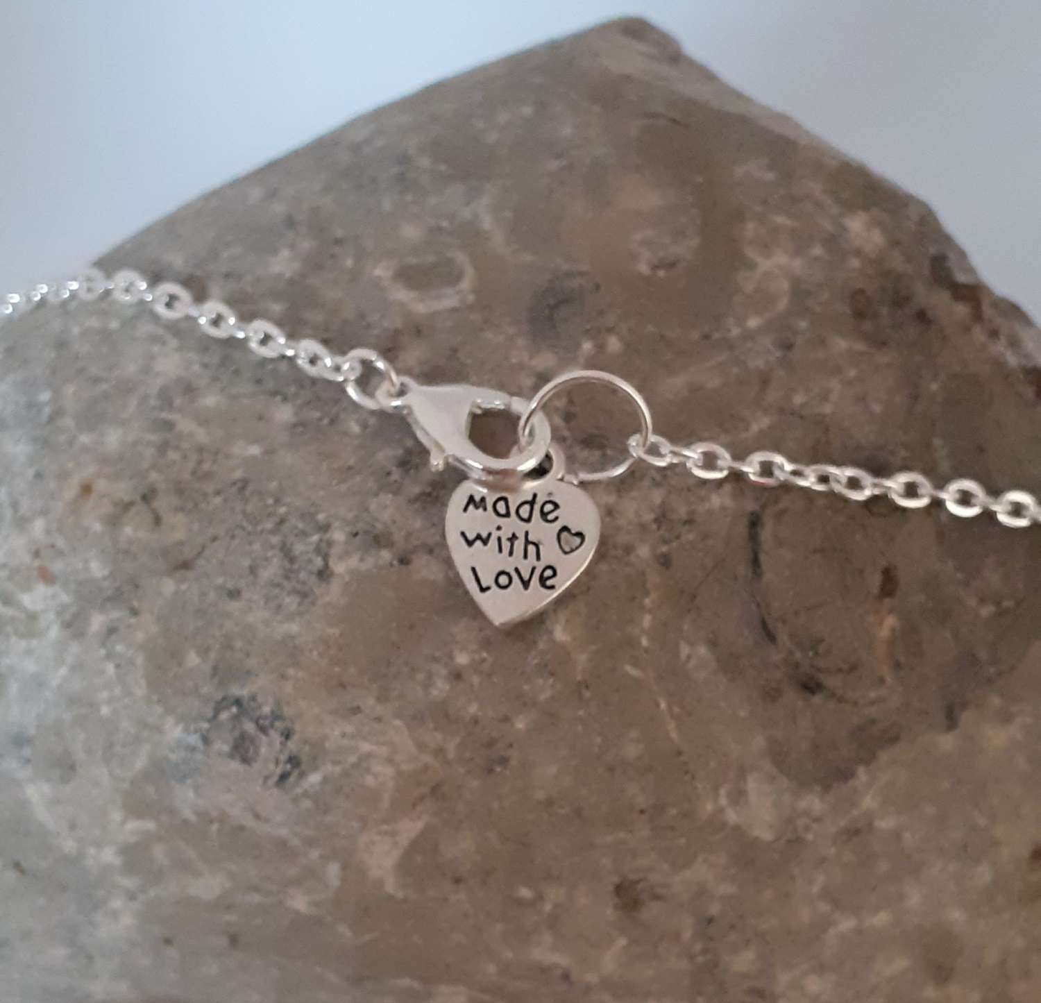 Aquamarine Heart Necklace Aquamarine Heart Necklace