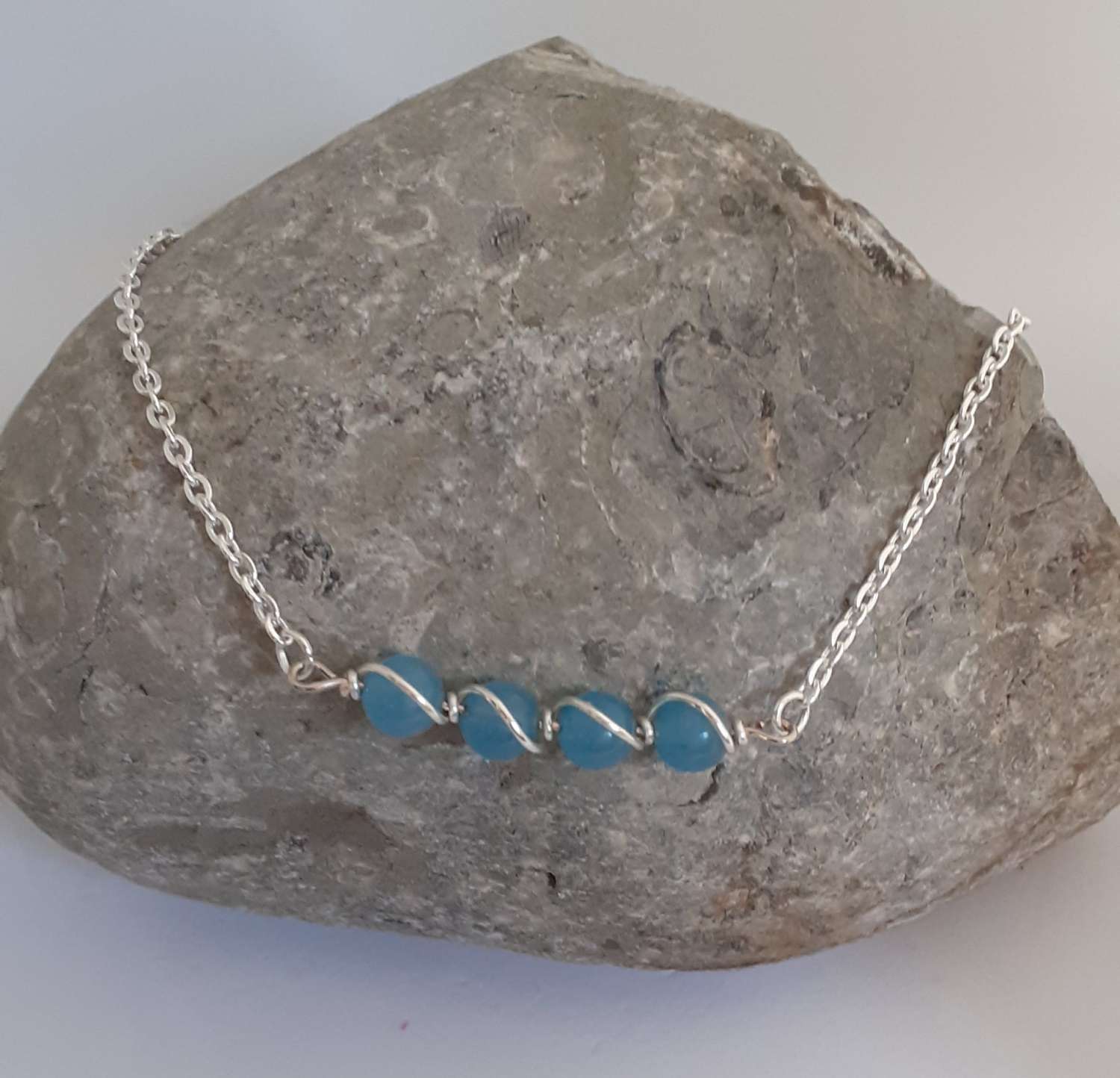 Aquamarine Necklace and Earrings Set Aquamarine Necklace and Earrings Set