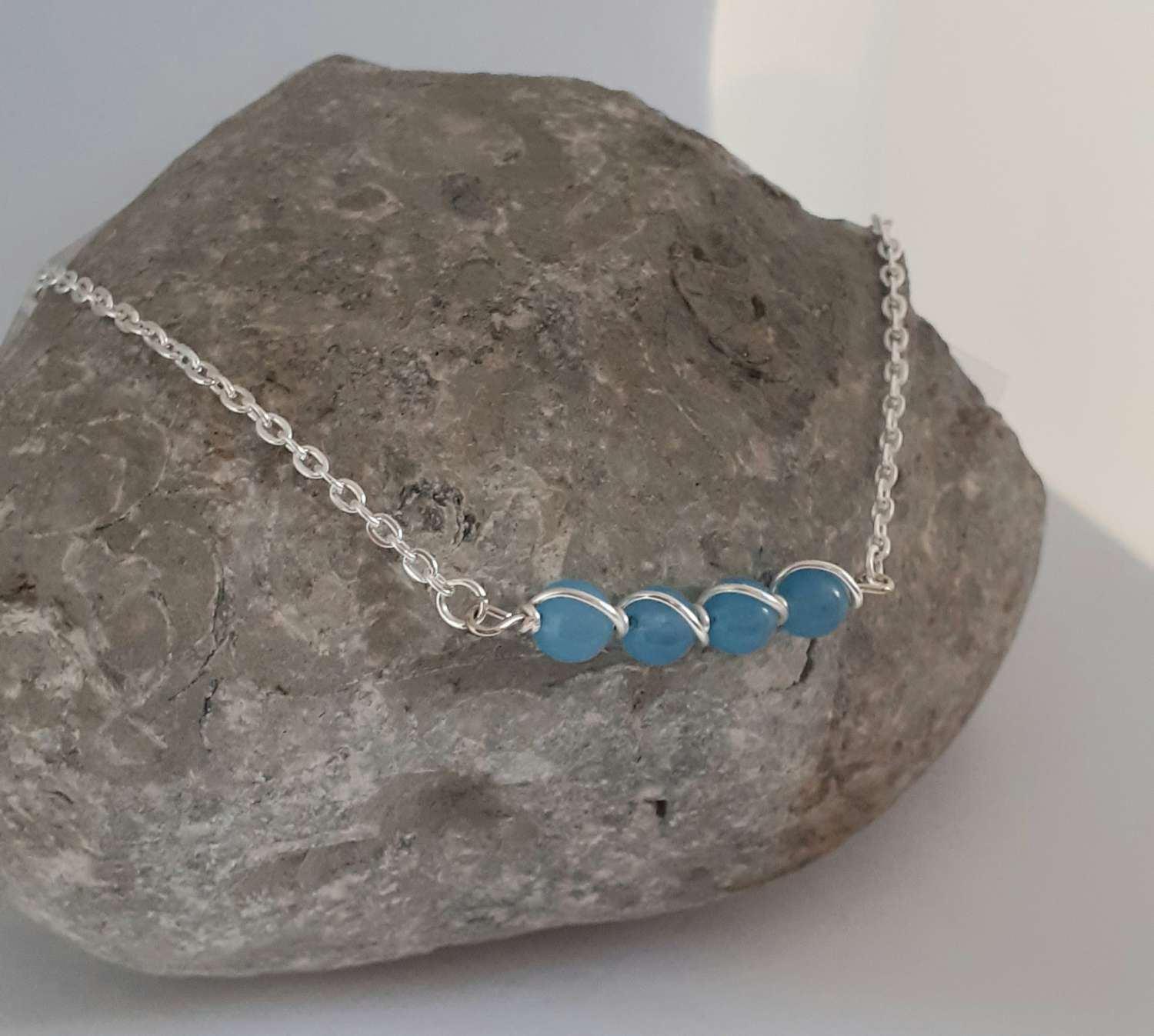 Aquamarine Necklace and Earrings Set Aquamarine Necklace and Earrings Set