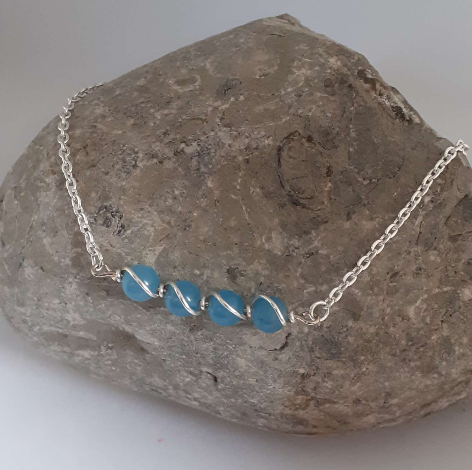 Aquamarine Necklace and Earrings Set Aquamarine Necklace and Earrings Set