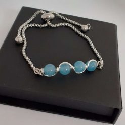 Aquamarine Adjustable Bracelet 2 Aquamarine Adjustable Bracelet 2