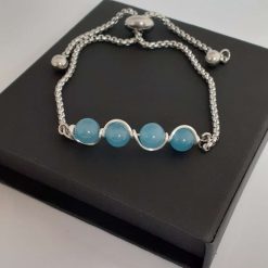 Aquamarine Adjustable Bracelet 1 Aquamarine Adjustable Bracelet 1
