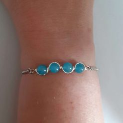 Aquamarine Adjustable Bracelet 3 Aquamarine Adjustable Bracelet 3