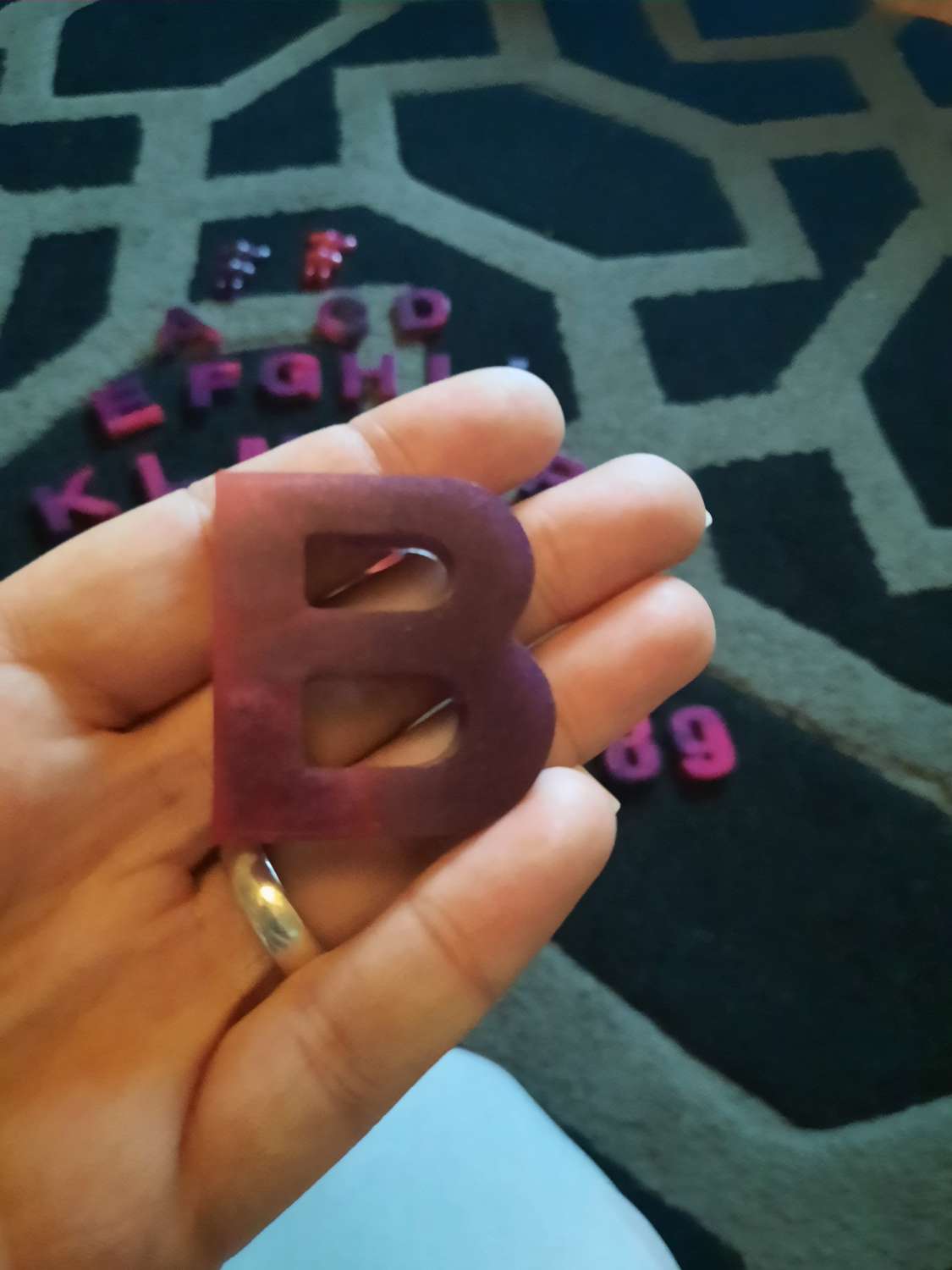 Resin interactive letters and numbers set Resin interactive letters and numbers set