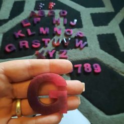 Resin interactive letters and numbers set 4 Resin interactive letters and numbers set 4