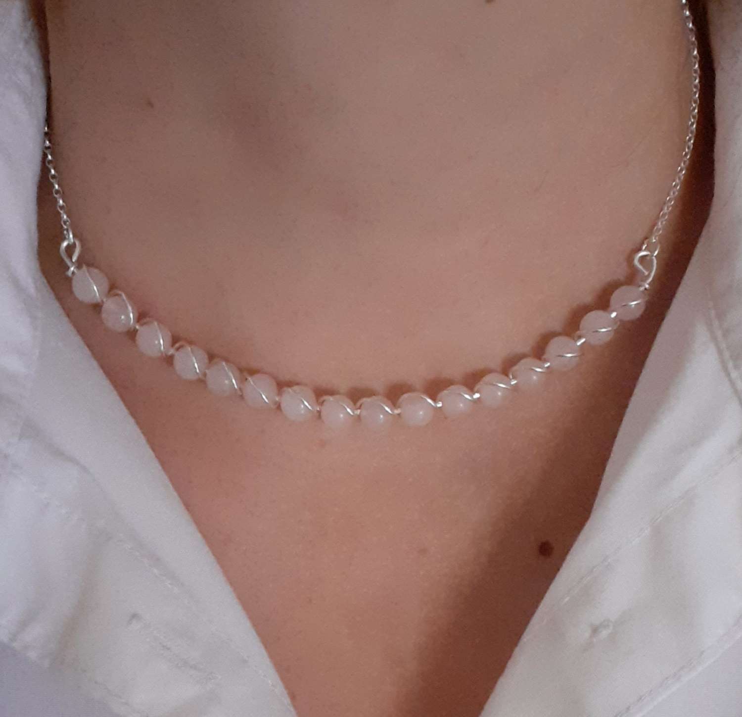 Rose Quartz Choker Rose Quartz Choker