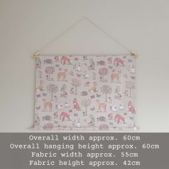 Woodland Animals Nursery Wall Hanging, Animal Nursery Banner, Fabric Wall Hanging, Nursery Decor, Baby Gift, Woodland Nursery, Banner Flag 2 Woodland Animals Nursery Wall Hanging, Animal Nursery Banner, Fabric Wall Hanging, Nursery Decor, Baby Gift, Woodland Nursery, Banner Flag 2