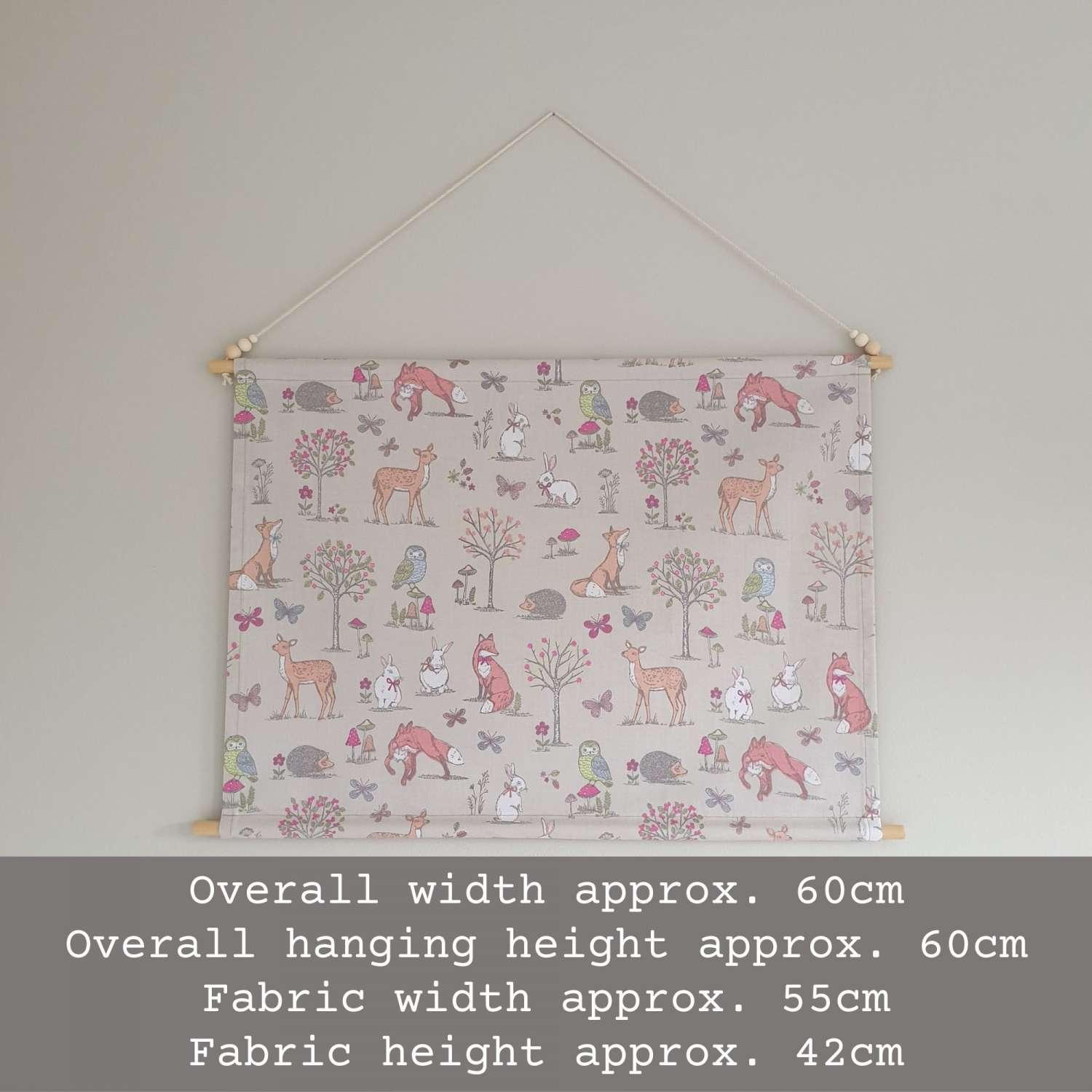 Woodland Animals Nursery Wall Hanging, Animal Nursery Banner, Fabric Wall Hanging, Nursery Decor, Baby Gift, Woodland Nursery, Banner Flag Woodland Animals Nursery Wall Hanging, Animal Nursery Banner, Fabric Wall Hanging, Nursery Decor, Baby Gift, Woodland Nursery, Banner Flag