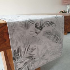 Grey Tropical Leaf Table Runner, Monstera Leaf Table Runner, Tropical Leaf Print, Tropical Decor, Tropical Home Decor, Grey Tropical Runner, New Home Gift, Botanic Table Runner 7 Grey Tropical Leaf Table Runner, Monstera Leaf Table Runner, Tropical Leaf Print, Tropical Decor, Tropical Home Decor, Grey Tropical Runner, New Home Gift, Botanic Table Runner 7