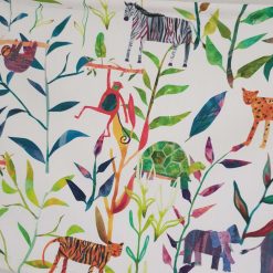 Safari Nursery Wall Hanging, Jungle Nursery Banner, Abstract Wall Hanging, Nursery Decor, Baby Gift, Safari Decor, Jungle Decor, Banner Flag 3
