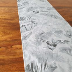 Grey Tropical Leaf Table Runner, Monstera Leaf Table Runner, Tropical Leaf Print, Tropical Decor, Tropical Home Decor, Grey Tropical Runner, New Home Gift, Botanic Table Runner 6 Grey Tropical Leaf Table Runner, Monstera Leaf Table Runner, Tropical Leaf Print, Tropical Decor, Tropical Home Decor, Grey Tropical Runner, New Home Gift, Botanic Table Runner 6