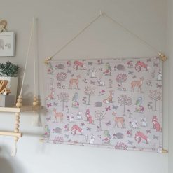 Woodland Animals Nursery Wall Hanging, Animal Nursery Banner, Fabric Wall Hanging, Nursery Decor, Baby Gift, Woodland Nursery, Banner Flag 6 Woodland Animals Nursery Wall Hanging, Animal Nursery Banner, Fabric Wall Hanging, Nursery Decor, Baby Gift, Woodland Nursery, Banner Flag 6