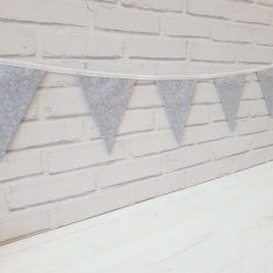 Wedding Bunting, Grey & White Lace Heart Bunting, Lace Bunting, Engagement Bunting, Fabric Bunting, Wedding Garland, Wedding Decorations, Various Lengths Available 5