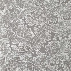 Grey & White Leaf Table Runner, Grey Table Runner, Leaf Table Runner, Table Decor, Homer Decor, Gift Idea, Grey Leaf Table Runner 5