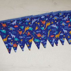 Dinosaur Bunting, Nursery Decor, Playroom Decor, Animal Bunting, Kids Bunting, Dinosaur Garland, Fabric Bunting, 100% Cotton Bunting, 10 Flags 2.5m 4