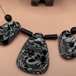 3 Pendant Choker Necklace 1 3 Pendant Choker Necklace 1