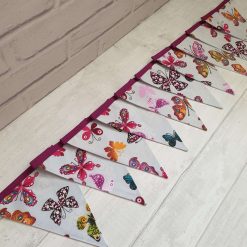 Butterfly Bunting, Party Bunting, Bright Garland, Butterflies, Garden Bunting, Garden Decor, Garland, Summerhouse Decor, 10 flags 2.5m 2