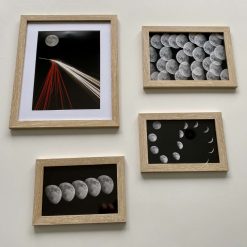 Set of 4 Astro Lunar framed prints 1 Set of 4 Astro Lunar framed prints 1