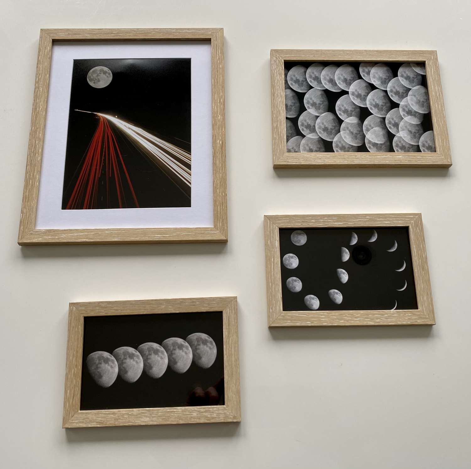 Set of 4 Astro Lunar framed prints Set of 4 Astro Lunar framed prints
