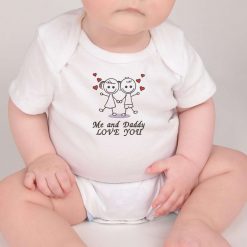 Valentine's Day Embroidered Baby Grow
