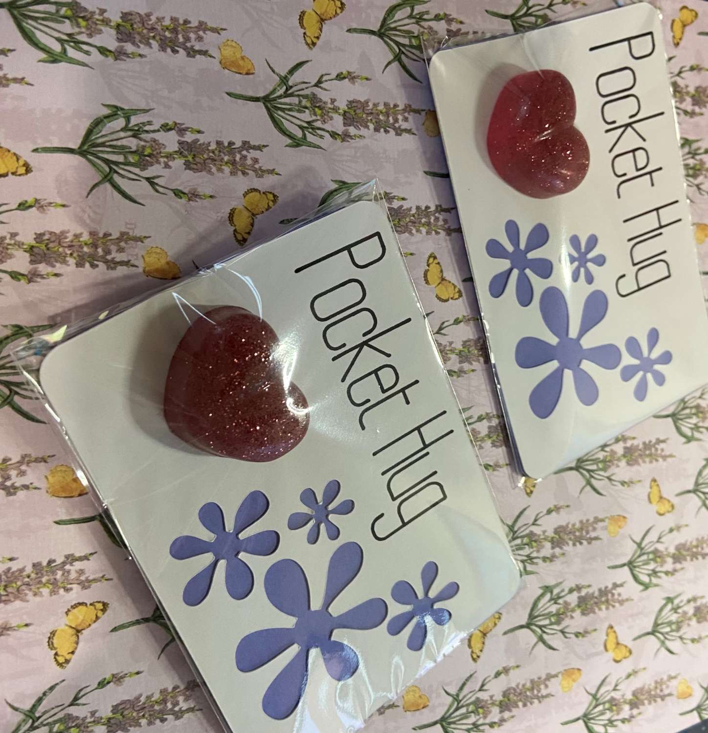 Pocket Hug Resin Heart shaped gift MadeMe