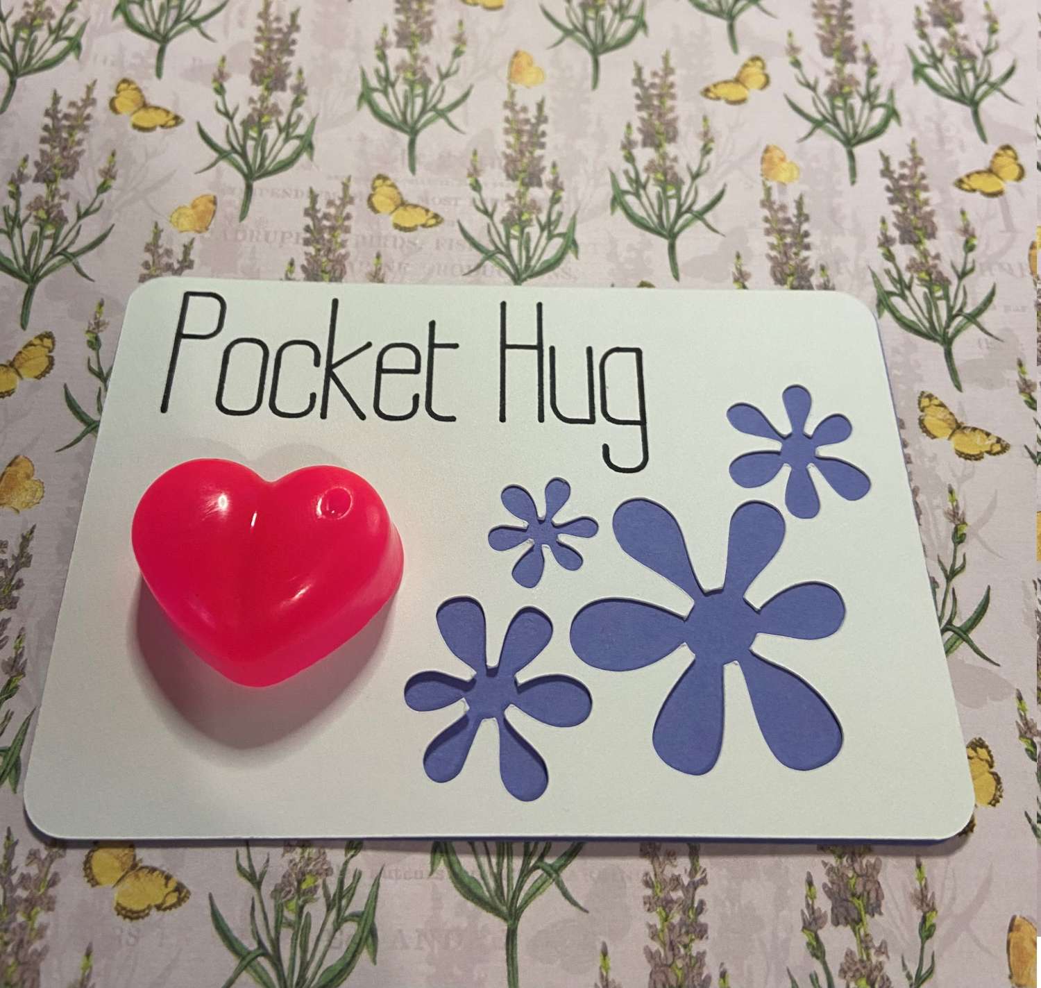 Pocket Hug Resin Heart shaped gift MadeMe