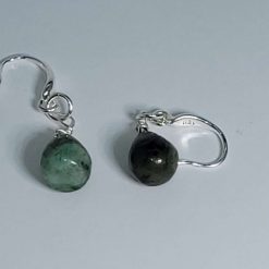 Brazilian Emerald Bridal Jewellery Set – Sterling Silver Necklace & Earrings 15 Brazilian Emerald Bridal Jewellery Set – Sterling Silver Necklace & Earrings 15