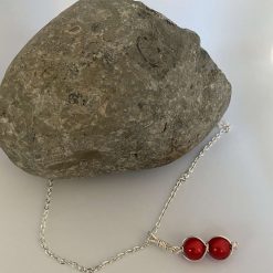 Red Pendant Necklace and Earrings Set 5 Red Pendant Necklace and Earrings Set 16
