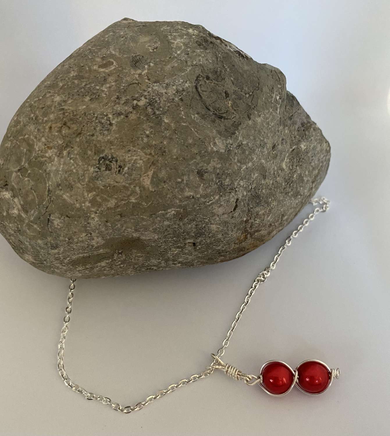 583FCE80-5B76-4F17-80BD-59459D4F77FE Red Pendant Necklace and Earrings Set 6