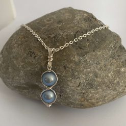 Blue Necklace and Earrings Set 1 Blue Necklace and Earrings Set 1