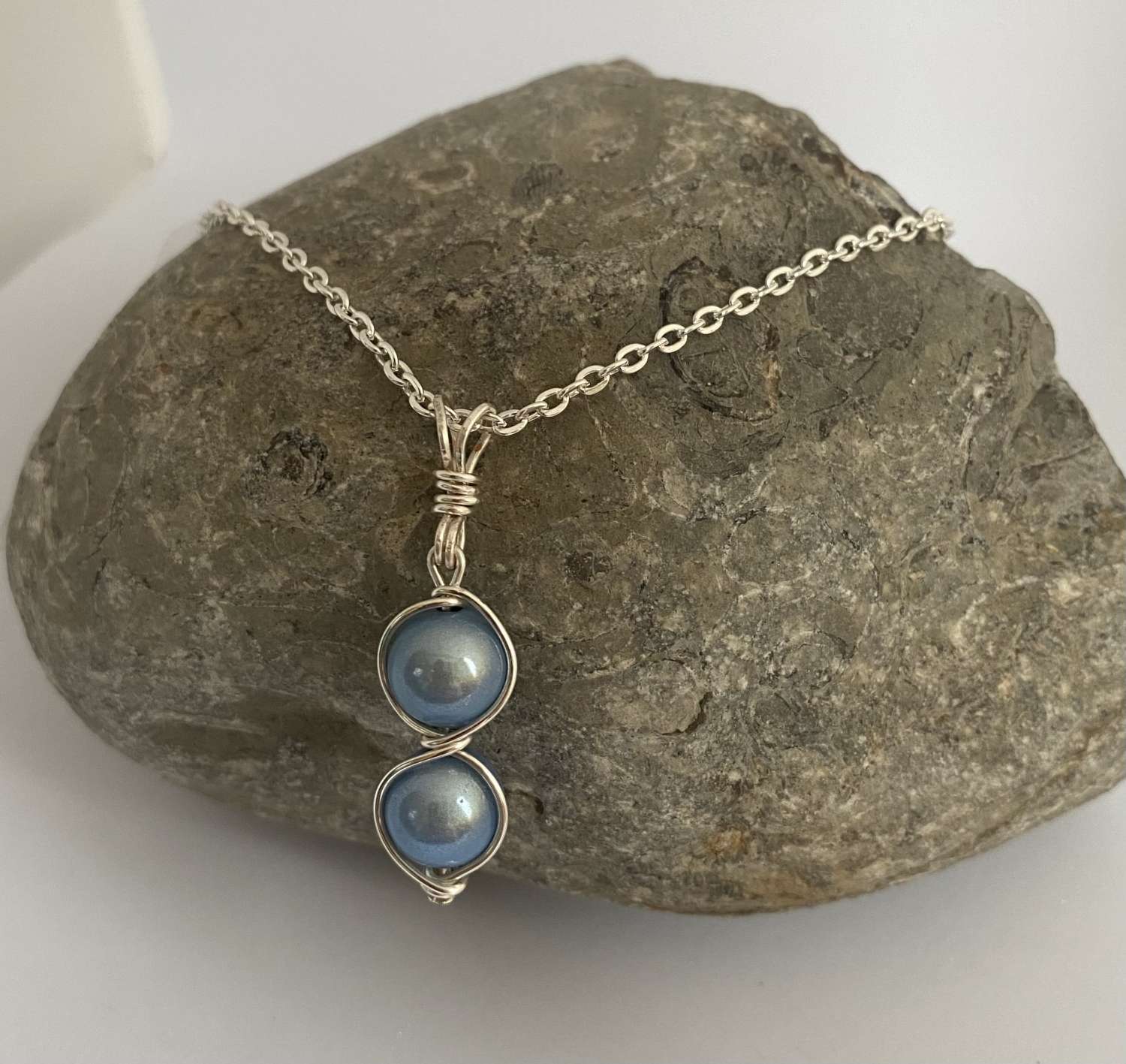Blue Necklace and Earrings Set Blue Necklace and Earrings Set