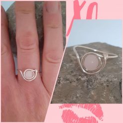 Rose Quartz Ring 1