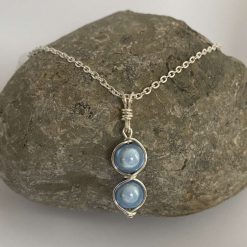 Blue Necklace and Earrings Set 4 Blue Necklace and Earrings Set 4