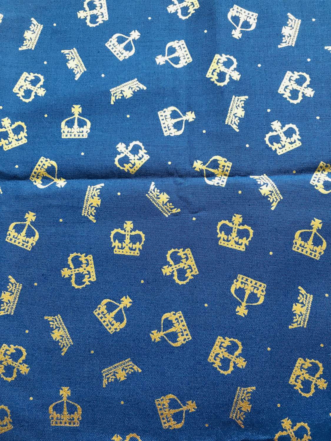 Handmade Queen's Jubilee crown & flag print button bobbles Handmade Queen's Jubilee crown & flag print button bobbles