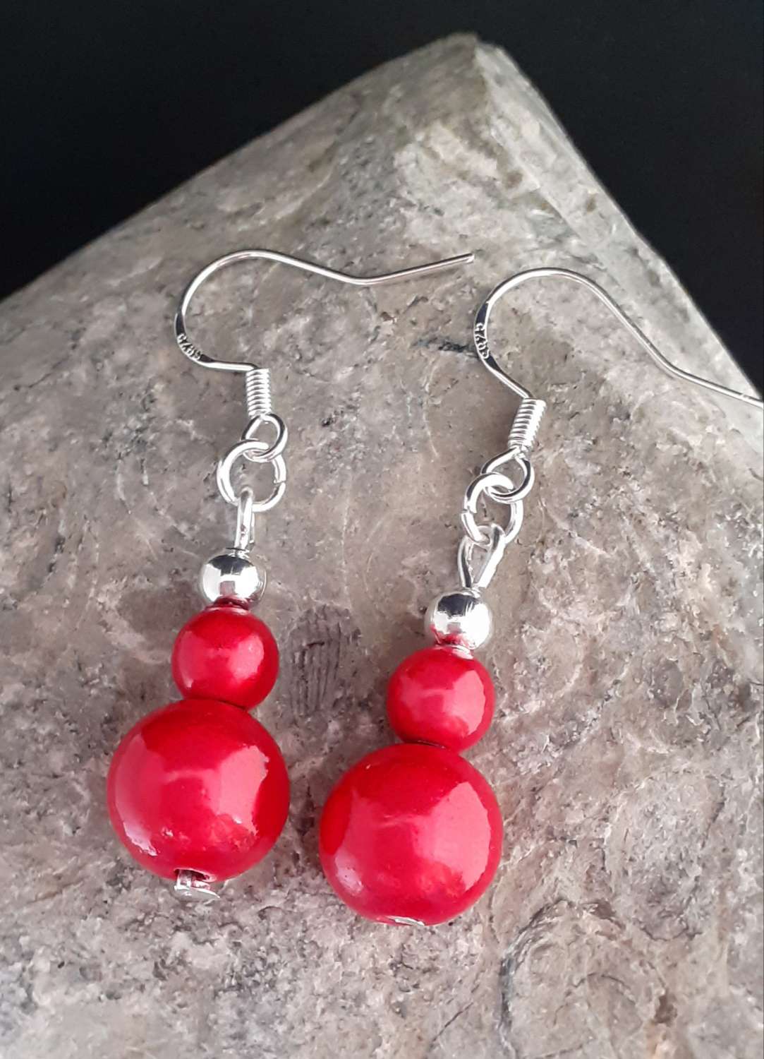 FBE81E03-3738-47E1-9642-85531A466C05 Red Pendant Necklace and Earrings Set 9