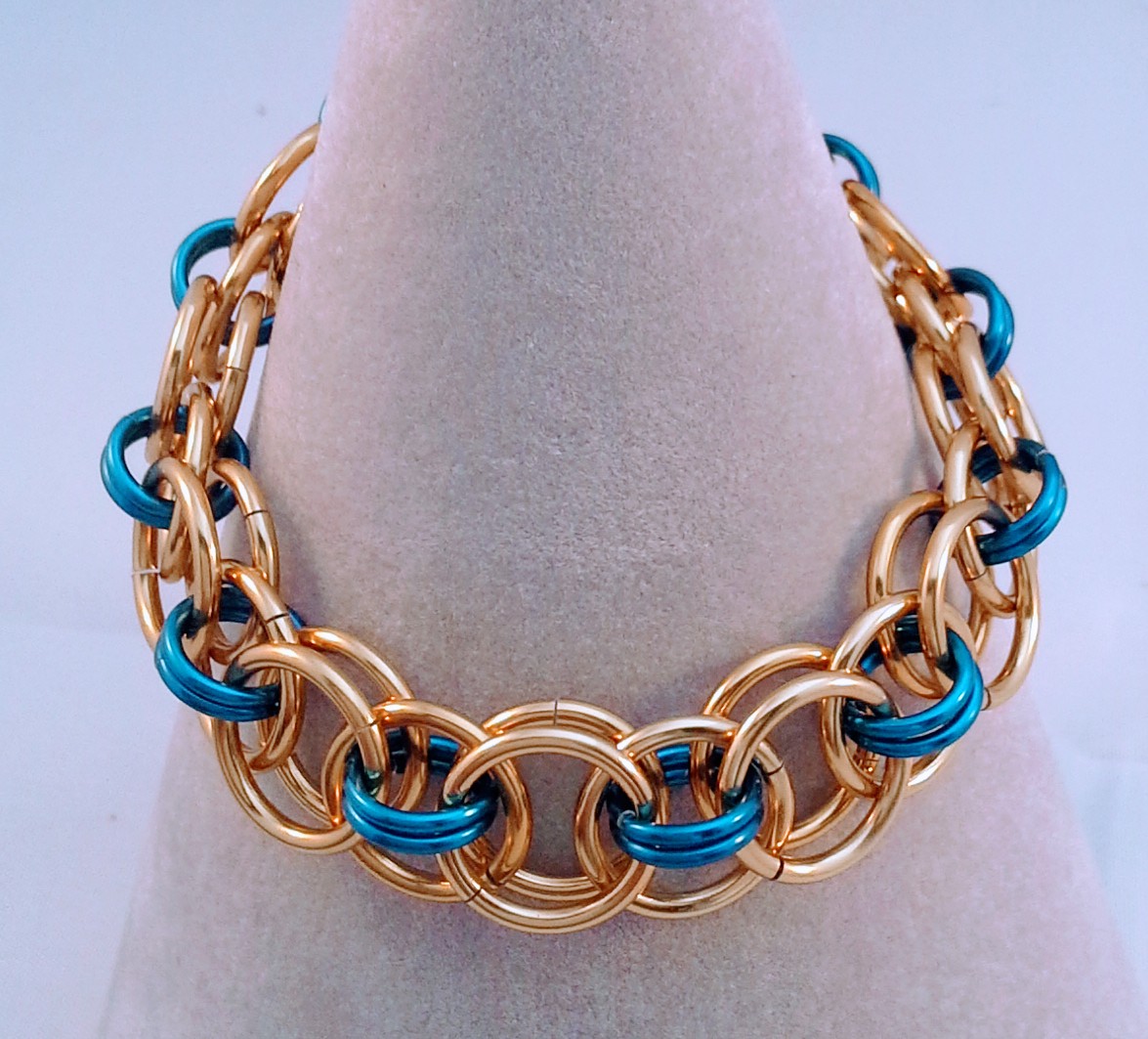 Gold Royal Blue_2 Gold - Helms Weave Collection 8