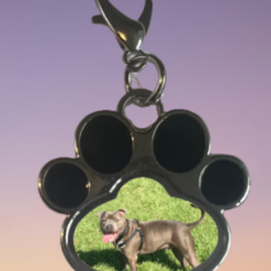 A Beautiful Mothers Day, Fur Mum Any Occassion   Personalised Photo Paw Keyring