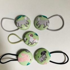 Handmade button bobble hair ties- dog & cat collection 7 Handmade button bobble hair ties- dog & cat collection 9