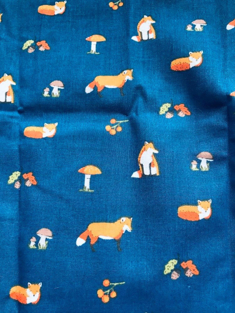 navy fox Handmade Infant/Fine Hair Button Bobble Hair Ties - Animals & Insects 2