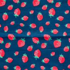 Handmade strawberry print button bobbles 13