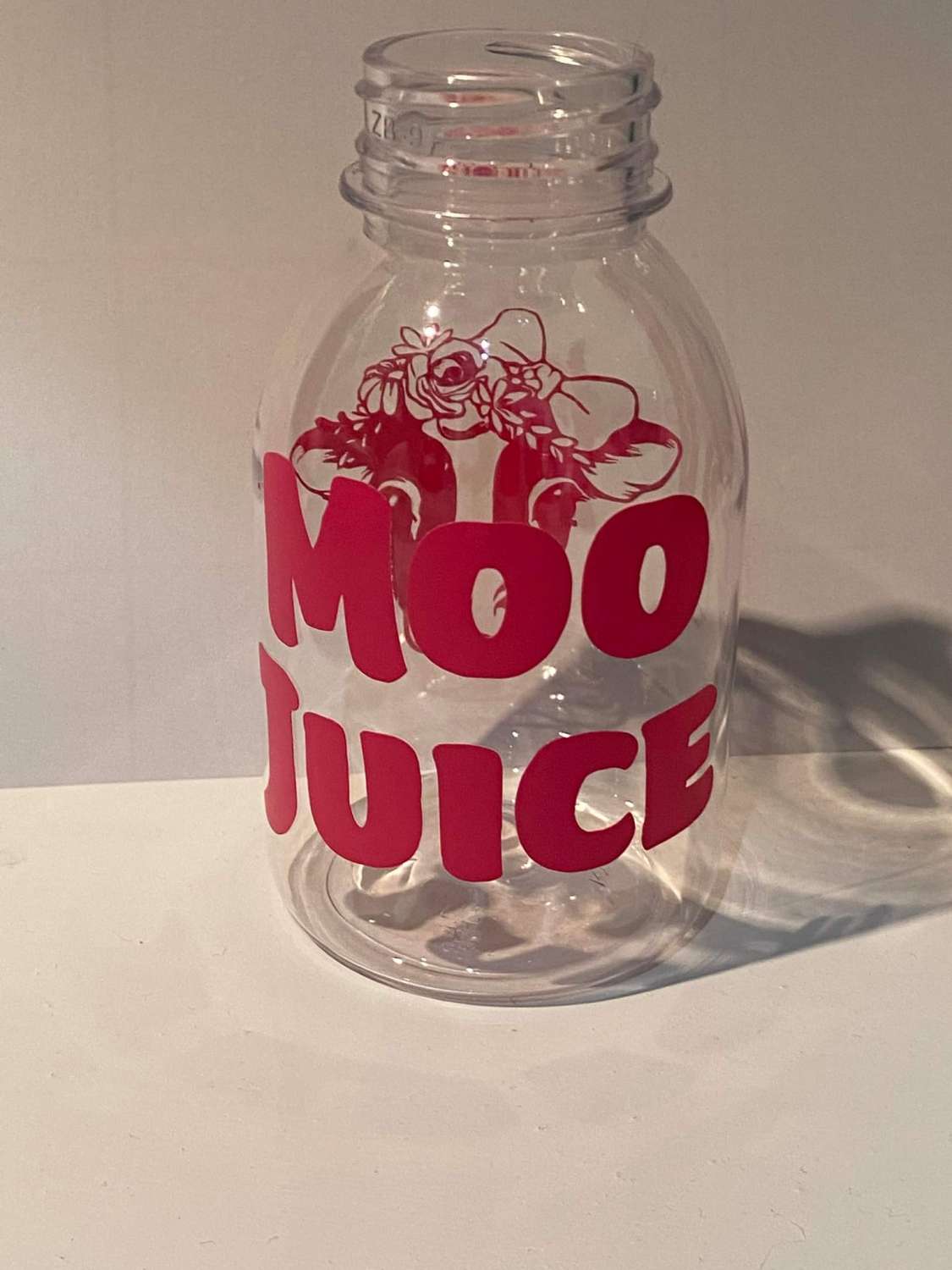 Personalised moo juice bottle MadeMe