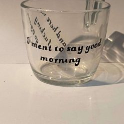 Personalised Small coffee glass mugs 1 Personalised Small coffee glass mugs 1