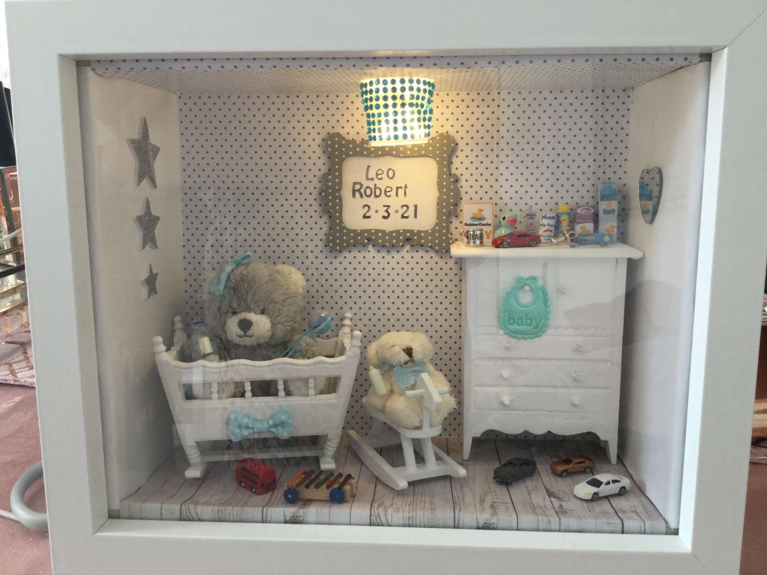 1/12 Sized Personalised nursery light boxes 1/12 Sized Personalised nursery light boxes