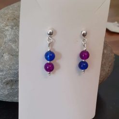Multicoloured Glass Bead Necklace and Earrings Set 5 Multicoloured Glass Bead Necklace and Earrings Set 12