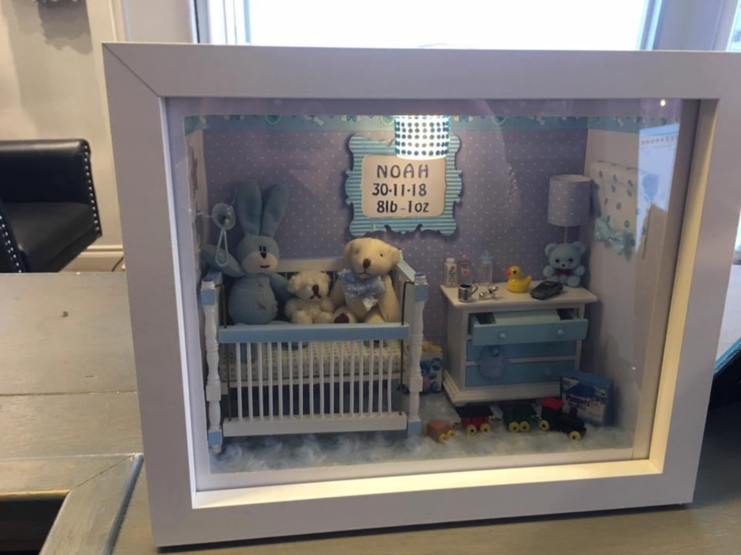 1/12 Sized Personalised nursery light boxes 1/12 Sized Personalised nursery light boxes