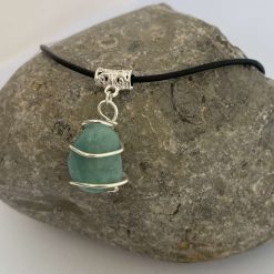 Wire Wrapped Crystal Pendant Necklace 5 Wire Wrapped Crystal Pendant Necklace 5