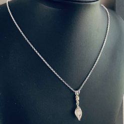 Rose Quartz Necklace and Earrings Set 8