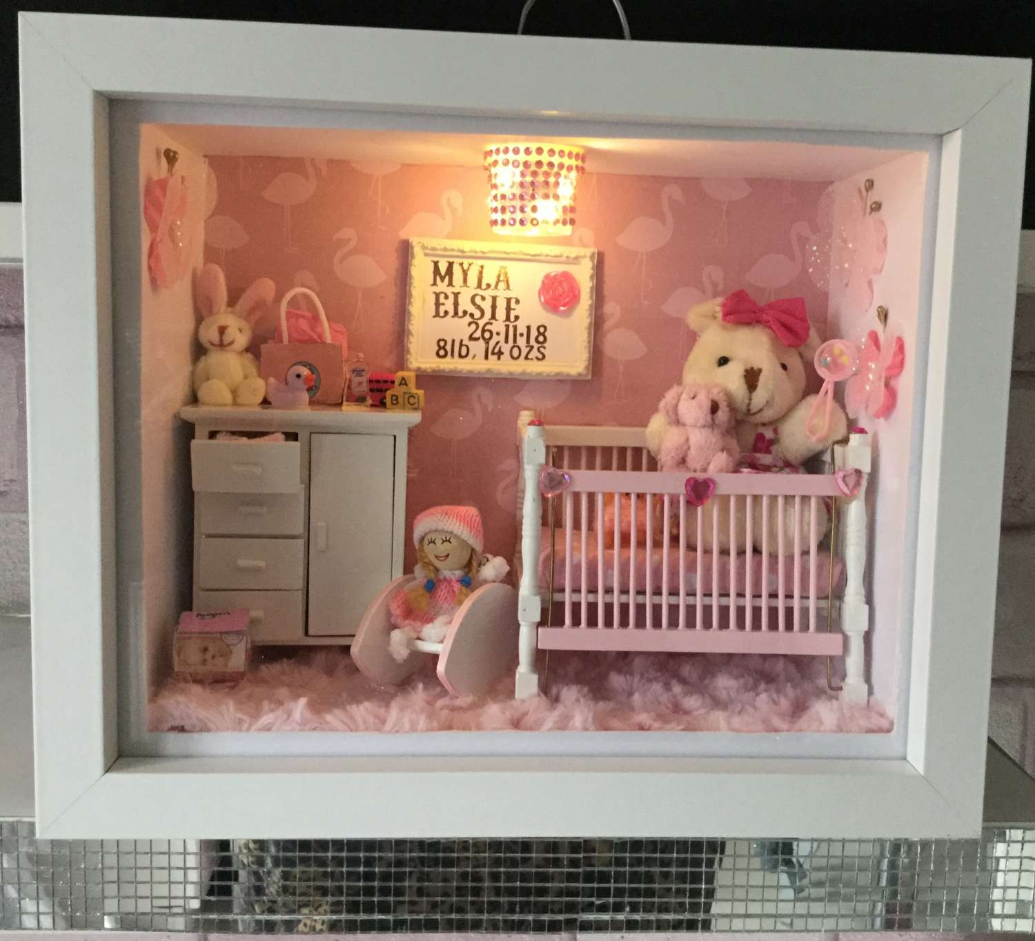 1/12 Sized Personalised nursery light boxes 1/12 Sized Personalised nursery light boxes